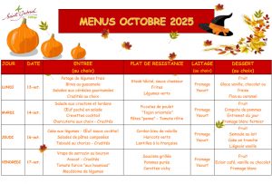 Semaine du 13 au 17 octobre