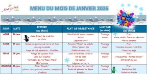 Semaine du 26 au 30 janvier