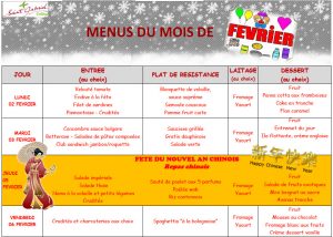 Semaine du 2 au 6 février