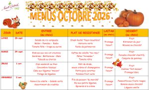 Semaine du 28 sept au 2 oct