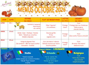 Semaine du 12 au 16 octobre